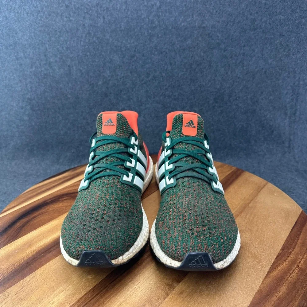 Adidas Ultra Boost 4.0 University of Miami Hurricanes UM Orange EE3702 Sz 10.5